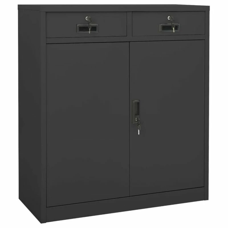 Cheap 🎁 Vida XL LLC VidaXL Office Cabinet Anthracite 40.2" Steel File Storage Cabinet Furniture ⌛ 1 Cheap 🎁 Vida XL LLC VidaXL Office Cabinet Anthracite 40.2" Steel File Storage Cabinet Furniture ⌛