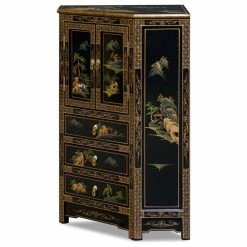 Deals ✨ China Furniture And Arts Black Lacquer Chinoiserie Landscape Oriental Corner Cabinet 🤩 7 Deals ✨ China Furniture And Arts Black Lacquer Chinoiserie Landscape Oriental Corner Cabinet 🤩 -COASTER Shop 716142fd018aeb6e 4015 w800 h800 b1 p0