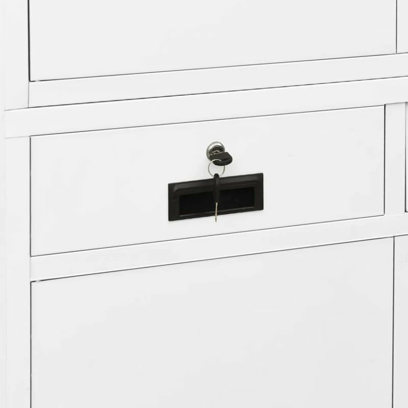 Hot Sale ❤️ Vida XL LLC VidaXL Office Cabinet White 70.9" Steel Office File Storage Cabinet Furniture 😉 7 Hot Sale ❤️ Vida XL LLC VidaXL Office Cabinet White 70.9" Steel Office File Storage Cabinet Furniture 😉 - Image 7
