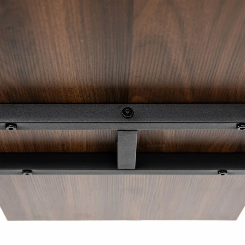 Best deal 🧨 Glitzhome 64.57"H 4-TierMetal/ Wooden Bookcases And Ladder Shelves, Walnut ✨ 8 Best deal 🧨 Glitzhome 64.57"H 4-TierMetal/ Wooden Bookcases And Ladder Shelves, Walnut ✨ - Image 8