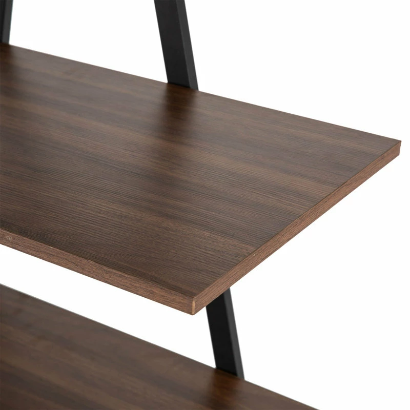 Best deal 🧨 Glitzhome 64.57"H 4-TierMetal/ Wooden Bookcases And Ladder Shelves, Walnut ✨ 7 Best deal 🧨 Glitzhome 64.57"H 4-TierMetal/ Wooden Bookcases And Ladder Shelves, Walnut ✨ - Image 7