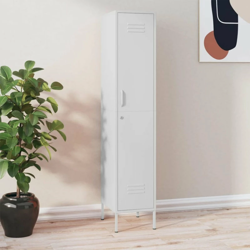 Flash Sale โ Vida XL LLC VidaXL Locker Cabinet White Steel Home Indoor Office Storage Cabinet Furniture ๐ 2 Flash Sale โ Vida XL LLC VidaXL Locker Cabinet White Steel Home Indoor Office Storage Cabinet Furniture ๐ - Image 2