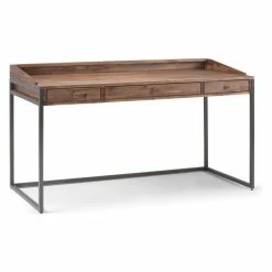 Brand new 👍 Simpli Home Ltd. Simpli Home Ralston Computer Desk In Rustic Natural Aged Brown 🤩