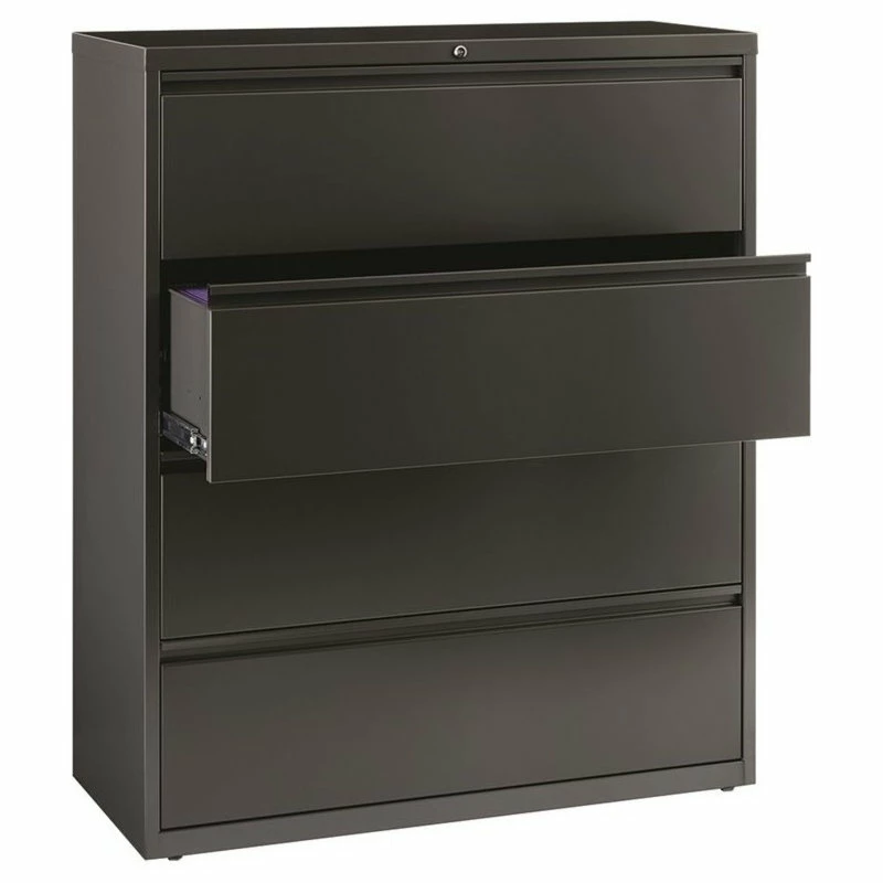 Promo 🥰 Hirsh Industries LLC Hirsh 42-in Wide HL8000 Series Metal 4 Drawer Lateral File Cabinet Charcoal ✨ 2 Promo 🥰 Hirsh Industries LLC Hirsh 42-in Wide HL8000 Series Metal 4 Drawer Lateral File Cabinet Charcoal ✨ - Image 2