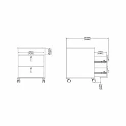 Best reviews of 🥰 Pemberly Row Contemporary 2 Drawer 1 Shelf Mobile Cabinet In White 🥰 -COASTER Shop 7f0197b900f7a72a 4811 w800 h800 b1 p0