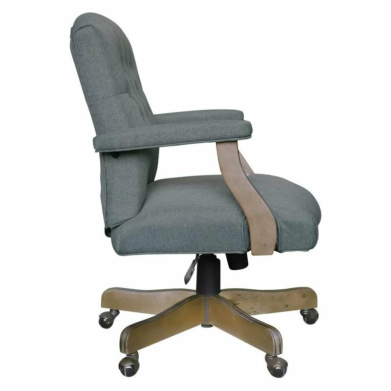 Deals 🎉 Boss Office Products BOSS Executive Mid Balck Medium Gray Linen Chair ⌛ 3 Deals 🎉 Boss Office Products BOSS Executive Mid Balck Medium Gray Linen Chair ⌛ - Image 3