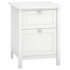 Budget ๐ Bush Industries Broadview 2 Drawer File Cabinet, Pure White ๐