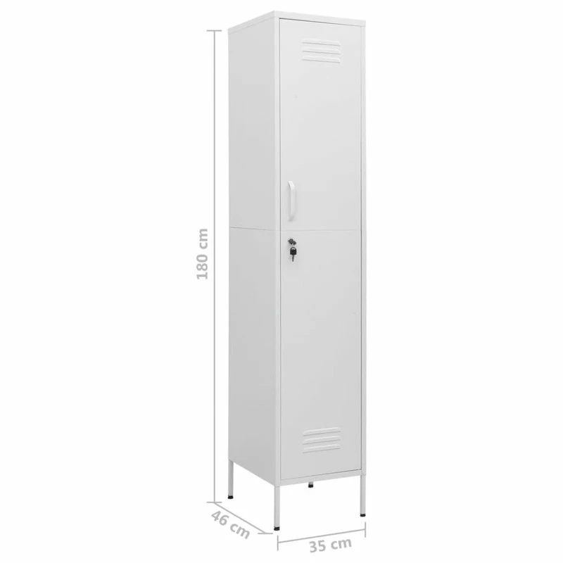Flash Sale โ Vida XL LLC VidaXL Locker Cabinet White Steel Home Indoor Office Storage Cabinet Furniture ๐ 9 Flash Sale โ Vida XL LLC VidaXL Locker Cabinet White Steel Home Indoor Office Storage Cabinet Furniture ๐ - Image 9