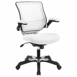 Coupon 🌟 LexMod Edge Mesh Office Chair, White 🧨