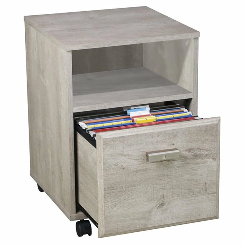 Coupon 🔔 Saint Birch Elma Modern Wood Mobile File Cabinet With Casters In Washed Gray 💯 5 Coupon 🔔 Saint Birch Elma Modern Wood Mobile File Cabinet With Casters In Washed Gray 💯 - Image 5