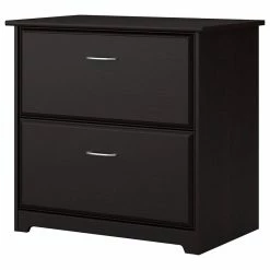 Wholesale 🤩 EFurnish Filing Cabinet, Wooden Frame With Pull Handles And 2 Drawers, Espresso Oak 😍