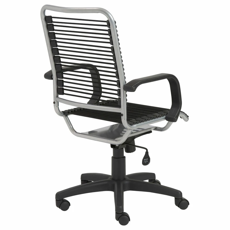 Best deal 🥰 Euro Style Bradley Bungie Office Chair, Black/Aluminum 🔔 4 Best deal 🥰 Euro Style Bradley Bungie Office Chair, Black/Aluminum 🔔 - Image 4