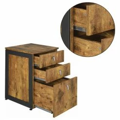 Flash Sale 😀 Simple Relax 3-Drawer File Cabinet, Antique Nutmeg 💯 -COASTER Shop 8901e68801bc0090 1868 w800 h800 b1 p0