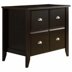 Cheap ๐ Sauder Shoal Creek 2-Drawer File Cabinet In Jamocha Wood โค๏ธ