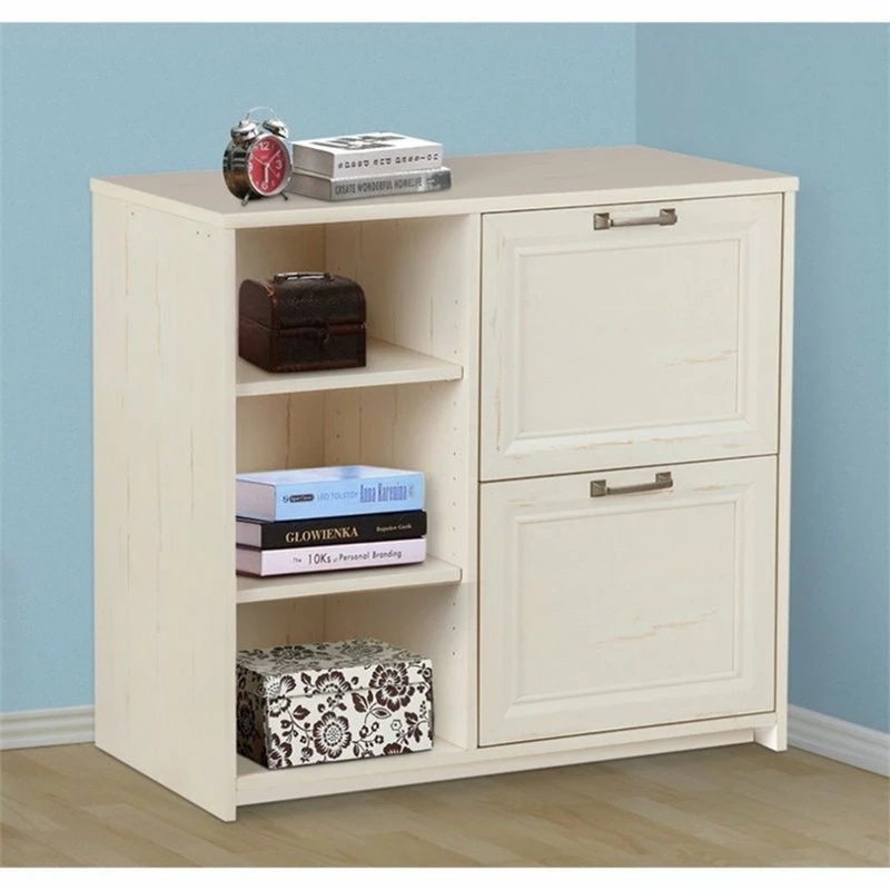 Discount β€οΈ Saint Birch Salisbury 2-Door Modern Wood File Cabinet In Antique White π€© 2 Discount β€οΈ Saint Birch Salisbury 2-Door Modern Wood File Cabinet In Antique White π€© - Image 2