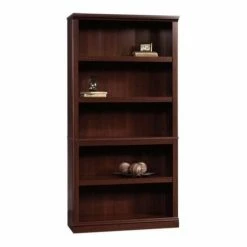 Cheapest 🔥 Bowery Hill 5 Shelf Bookcase In Select Cherry 👍