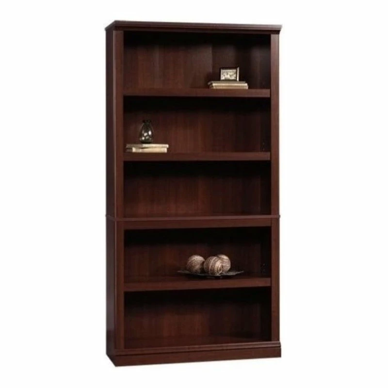 Cheapest ๐ฅ Bowery Hill 5 Shelf Bookcase In Select Cherry ๐ 1 Cheapest ๐ฅ Bowery Hill 5 Shelf Bookcase In Select Cherry ๐