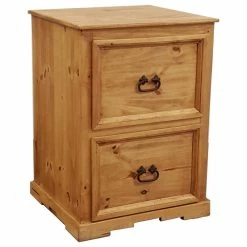 COASTER Shop 23 Deals ❤️ Pina Elegance Traditional Rustic File Cabinet With 2 Drawers 🎁