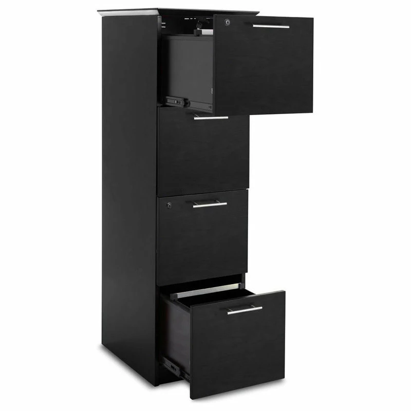 Best reviews of ๐ Zuri Furniture Modern Taft Black Oak Wood 4-Drawer Vertical Filing Cabinet ๐ 2 Best reviews of ๐ Zuri Furniture Modern Taft Black Oak Wood 4-Drawer Vertical Filing Cabinet ๐ - Image 2