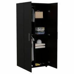 Best Sale 🌟 DEPOT ESHOP LLC Heura Amoire Black ⭐ -COASTER Shop 9ca124f200995fa9 0298 w800 h800 b1 p0