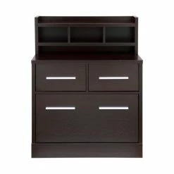 Budget ✔️ Furniture Of America E-Commerce By Enitial Lab Furniture Of America Jonah Wood Multi-Storage Filing Cabinet In Cappuccino 🤩