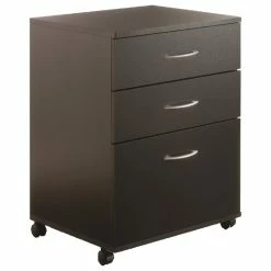 Coupon โค๏ธ Nexera Essentials 3-Drawer Rolling Filing Cabinet With Black Finish 6092 ๐งจ