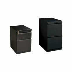 Deals 🎁 Hirsh Industries LLC 2 Piece Value Pack 2 Drawer Mobile File Cabinet File In Black ⌛