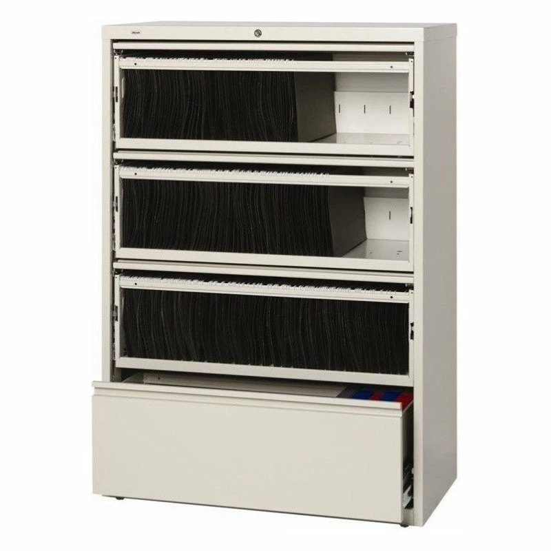 Promo 🎁 Hirsh Industries LLC Hirsh 36-in Wide Metal 4 Drawer Lateral File Cabinet With Roll-out Shelves Beige 💯 1 Promo 🎁 Hirsh Industries LLC Hirsh 36-in Wide Metal 4 Drawer Lateral File Cabinet With Roll-out Shelves Beige 💯