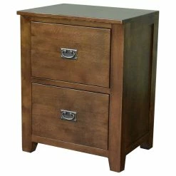Buy 🥰 Crafters And Weavers Mission 2 Drawer File Cabinet - Walnut (AW) 😍
