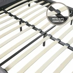 Brand new 💯 Decor Love Modern Platform Bed, Charcoal Upholstery & Diamond Tufted Headboard, Queen ❤️ 7 Brand new 💯 Decor Love Modern Platform Bed, Charcoal Upholstery & Diamond Tufted Headboard, Queen ❤️ -COASTER Shop a661f7df016078f0 1431 w800 h800 b0 p0