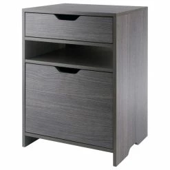 Best Pirce 😍 Winsome Nova Home Office Filing Storage Cabinet - Charcoal 😀
