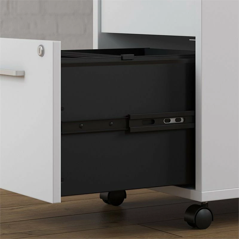 Best deal ๐คฉ Bush Business Furniture Method 3 Drawer Mobile File Cabinet In White - Engineered Wood ๐ฏ 4 Best deal ๐คฉ Bush Business Furniture Method 3 Drawer Mobile File Cabinet In White - Engineered Wood ๐ฏ - Image 4