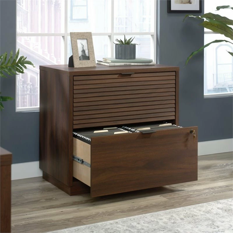 Discount π Sauder Englewood 2 Drawer Wooden Lateral File In Spiced Mahogany π 5 Discount π Sauder Englewood 2 Drawer Wooden Lateral File In Spiced Mahogany π - Image 5