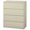 Top 10 🤩 Hirsh Industries LLC Hirsh 42-in Wide HL8000 Series Metal 4 Drawer Lateral File Cabinet Putty/Beige 🎉