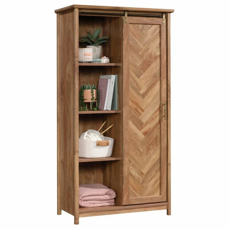 Budget 🔔 Pemberly Row Wood Storage Cabinet In Sindoori Mango Brown 😍 2 Budget 🔔 Pemberly Row Wood Storage Cabinet In Sindoori Mango Brown 😍 - Image 2