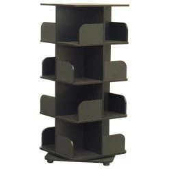 Top 10 🔥 Pilaster Designs Oneonta Revolving Bookcase Tower Display Unit, Wood, Black, 4 Tier 🌟
