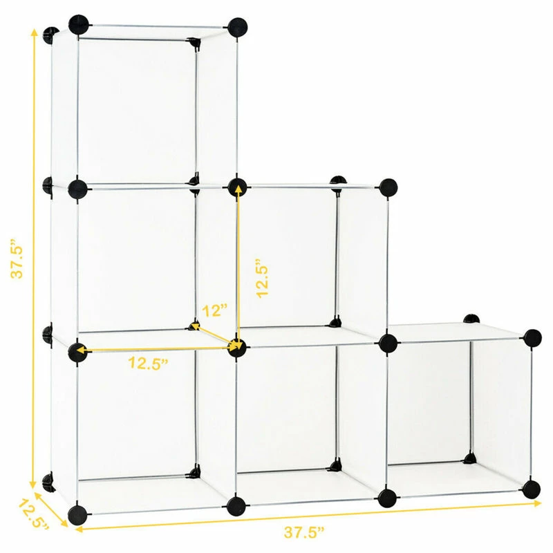 Outlet ๐ฅ Costway 6 Cube Storage Organizer Plastic Organizer Units W/ Steel Frame ๐งจ 3 Outlet ๐ฅ Costway 6 Cube Storage Organizer Plastic Organizer Units W/ Steel Frame ๐งจ - Image 3
