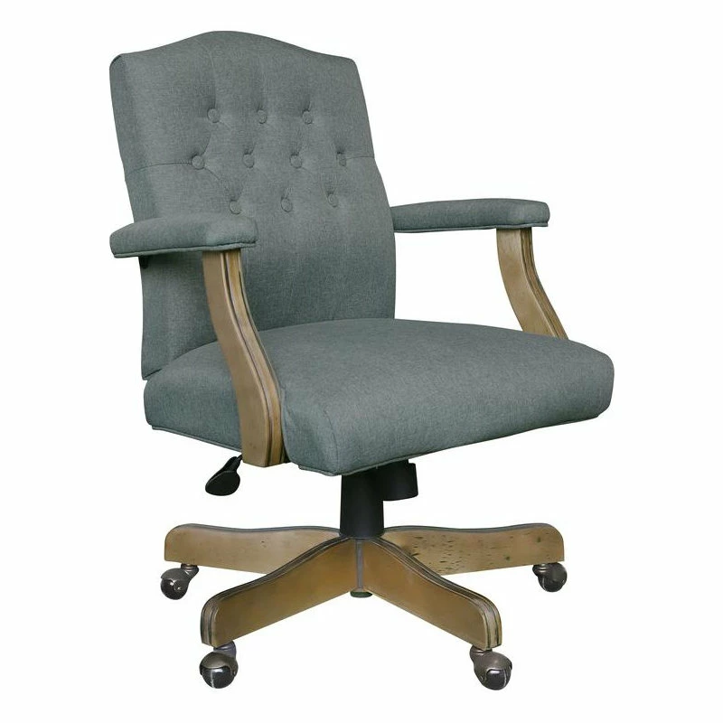 Deals 🎉 Boss Office Products BOSS Executive Mid Balck Medium Gray Linen Chair ⌛ 5 Deals 🎉 Boss Office Products BOSS Executive Mid Balck Medium Gray Linen Chair ⌛ - Image 5