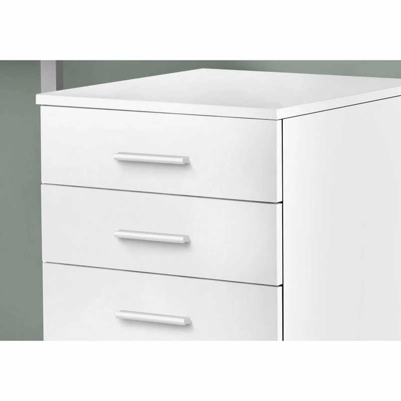 Flash Sale โญ Monarch Specialties Filing Cabinet - 3 Drawer, White On Castors ๐ 3 Flash Sale โญ Monarch Specialties Filing Cabinet - 3 Drawer, White On Castors ๐ - Image 3