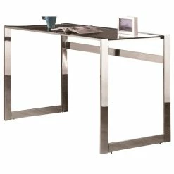 Best Pirce ⌛ Coaster Home Furnishings Coaster Desks Contemporary Computer Desk With Chrome Legs 800746 ⭐