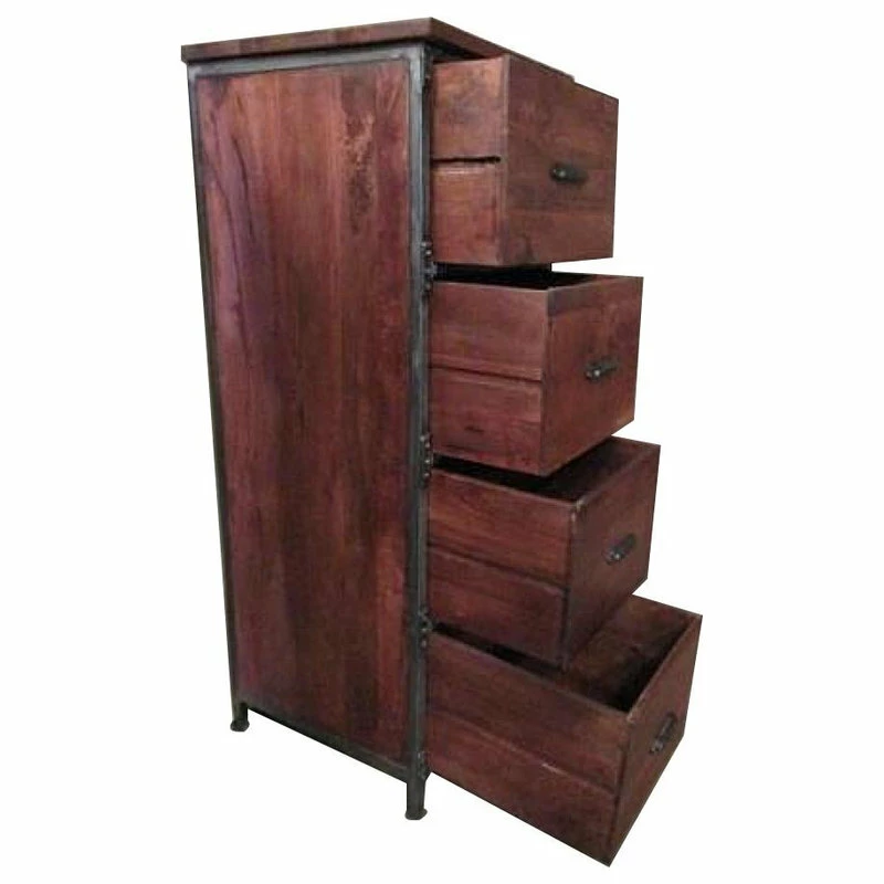 Flash Sale 👍 AA Decor BRA87 Rustic 4 Drawer Filing Cabinet 😉 4 Flash Sale 👍 AA Decor BRA87 Rustic 4 Drawer Filing Cabinet 😉 - Image 4