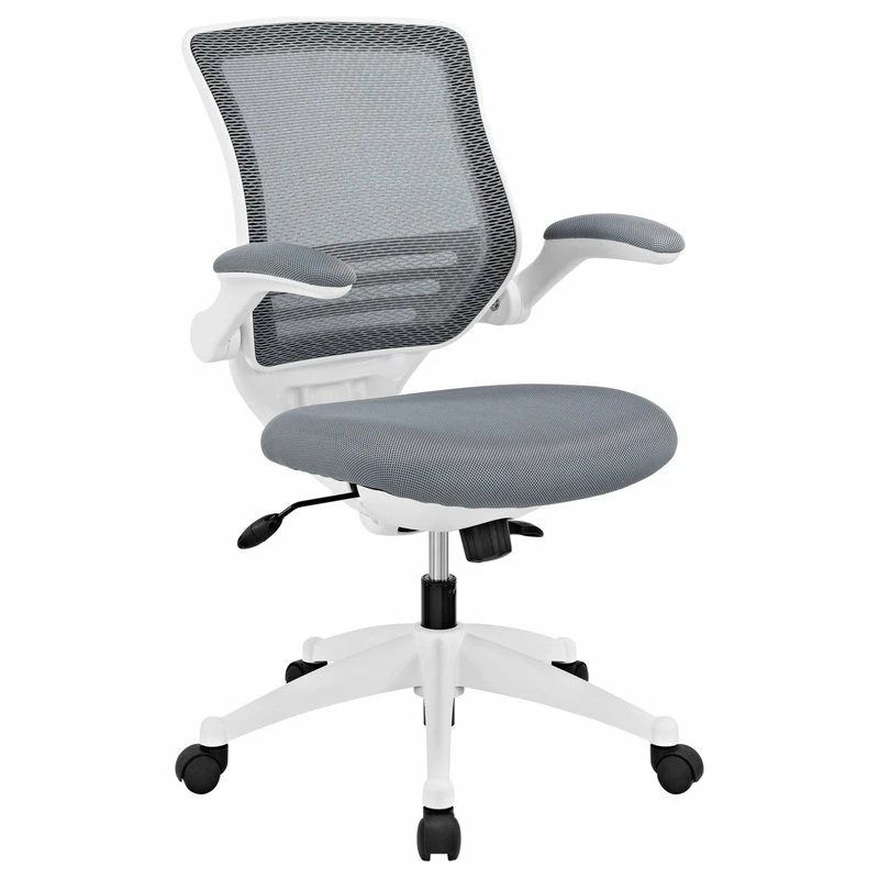 Wholesale ๐ LexMod Edge Mid Back White Base Office Chair, Gray โญ 3 Wholesale ๐ LexMod Edge Mid Back White Base Office Chair, Gray โญ - Image 3