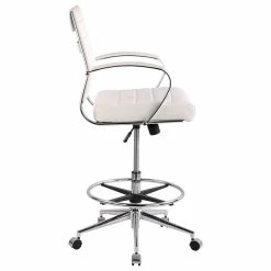Budget 😍 Poly & Bark Poly And Bark Tremaine Drafting Chair, White 👏 -COASTER Shop d521a4bc0b155e30 7327 w800 h800 b1 p0