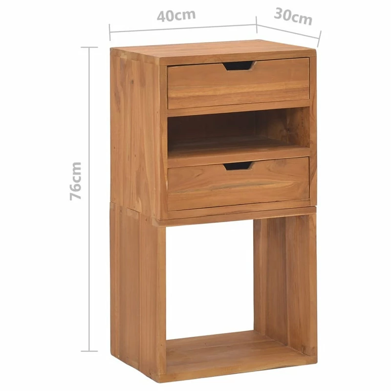 Cheap 🛒 Vida XL LLC VidaXL Solid Wood Teak Storage Cabinet Home Indoor Wooden Drawer Side Cabinet 🤩 9 Cheap 🛒 Vida XL LLC VidaXL Solid Wood Teak Storage Cabinet Home Indoor Wooden Drawer Side Cabinet 🤩 - Image 9