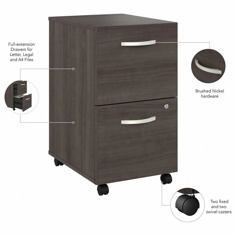 Best reviews of ✨ Decor Love Mobile Filing Cabinet, Lockable Drawers With Elegant Chrome Pulls, Storm Grey 💯 4 Best reviews of ✨ Decor Love Mobile Filing Cabinet, Lockable Drawers With Elegant Chrome Pulls, Storm Grey 💯 - Image 4