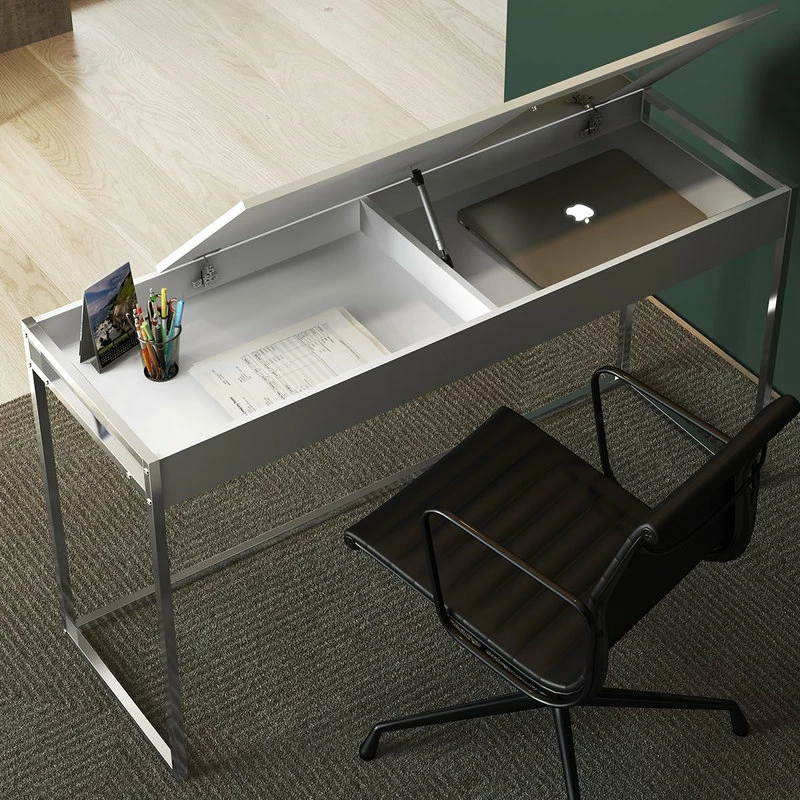 Deals ⭐ Casabianca Furniture NOA Office Desk, Matte White 🥰 5 Deals ⭐ Casabianca Furniture NOA Office Desk, Matte White 🥰 - Image 5