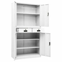Hot Sale ❤️ Vida XL LLC VidaXL Office Cabinet White 70.9" Steel Office File Storage Cabinet Furniture 😉 15 Hot Sale ❤️ Vida XL LLC VidaXL Office Cabinet White 70.9" Steel Office File Storage Cabinet Furniture 😉 -COASTER Shop dff18bb902600b37 1937 w800 h800 b1 p0