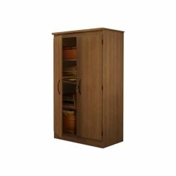 Coupon ๐ South Shore Furniture South Shore Morgan 2-Door Storage Cabinet, Royal Cherry ๐