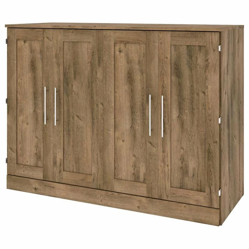 Cheapest โจ Pur By Bestar Full Cabinet Bed With Mattress In Rustic Brown ๐ 1 Cheapest โจ Pur By Bestar Full Cabinet Bed With Mattress In Rustic Brown ๐