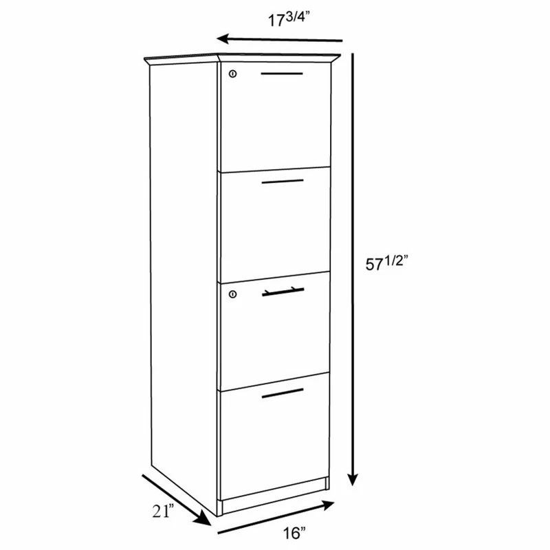 Best reviews of ๐ Zuri Furniture Modern Taft Black Oak Wood 4-Drawer Vertical Filing Cabinet ๐ 3 Best reviews of ๐ Zuri Furniture Modern Taft Black Oak Wood 4-Drawer Vertical Filing Cabinet ๐ - Image 3